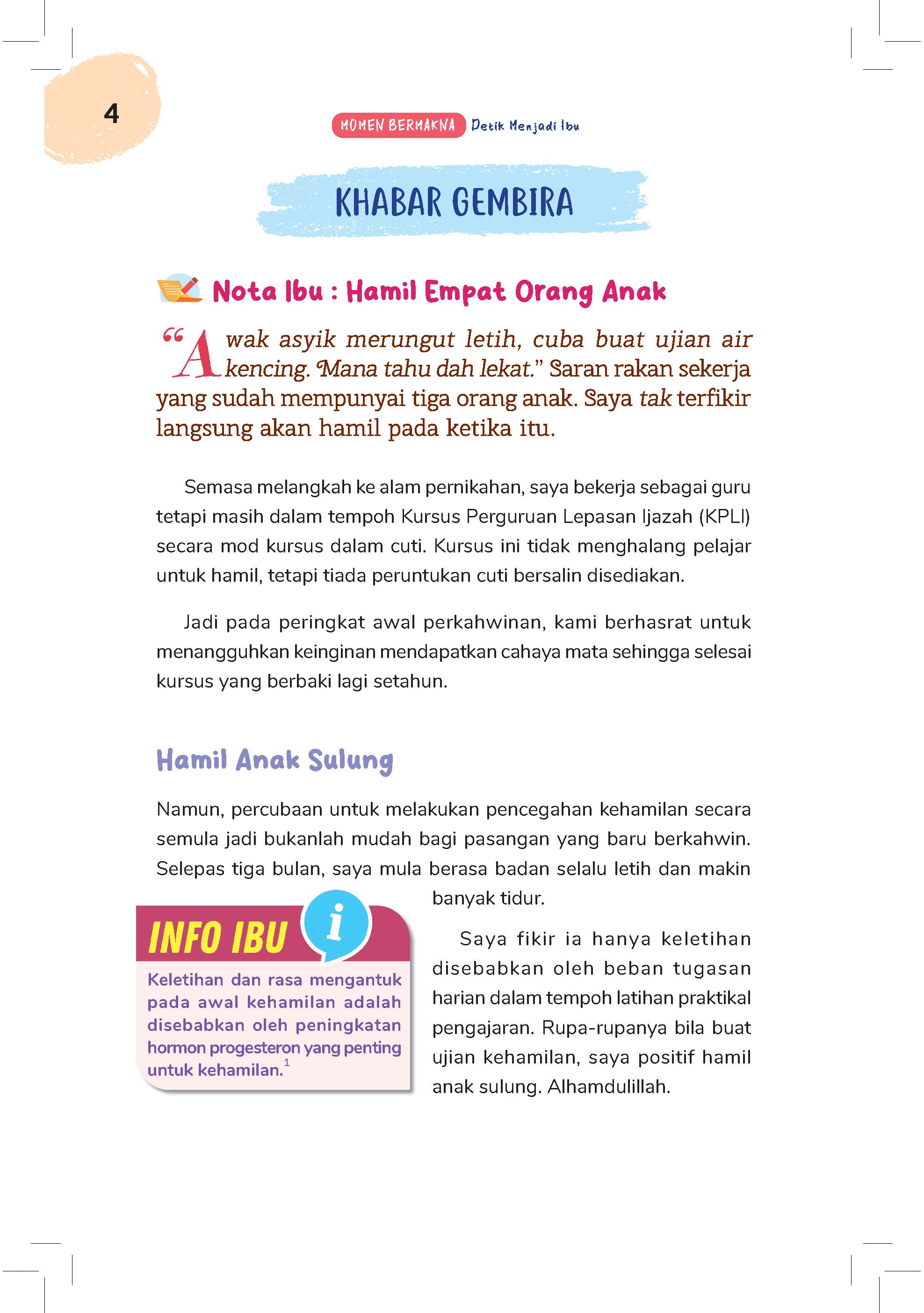 Momen Bermakna Detik Menjadi Ibu - (TBBK1611)