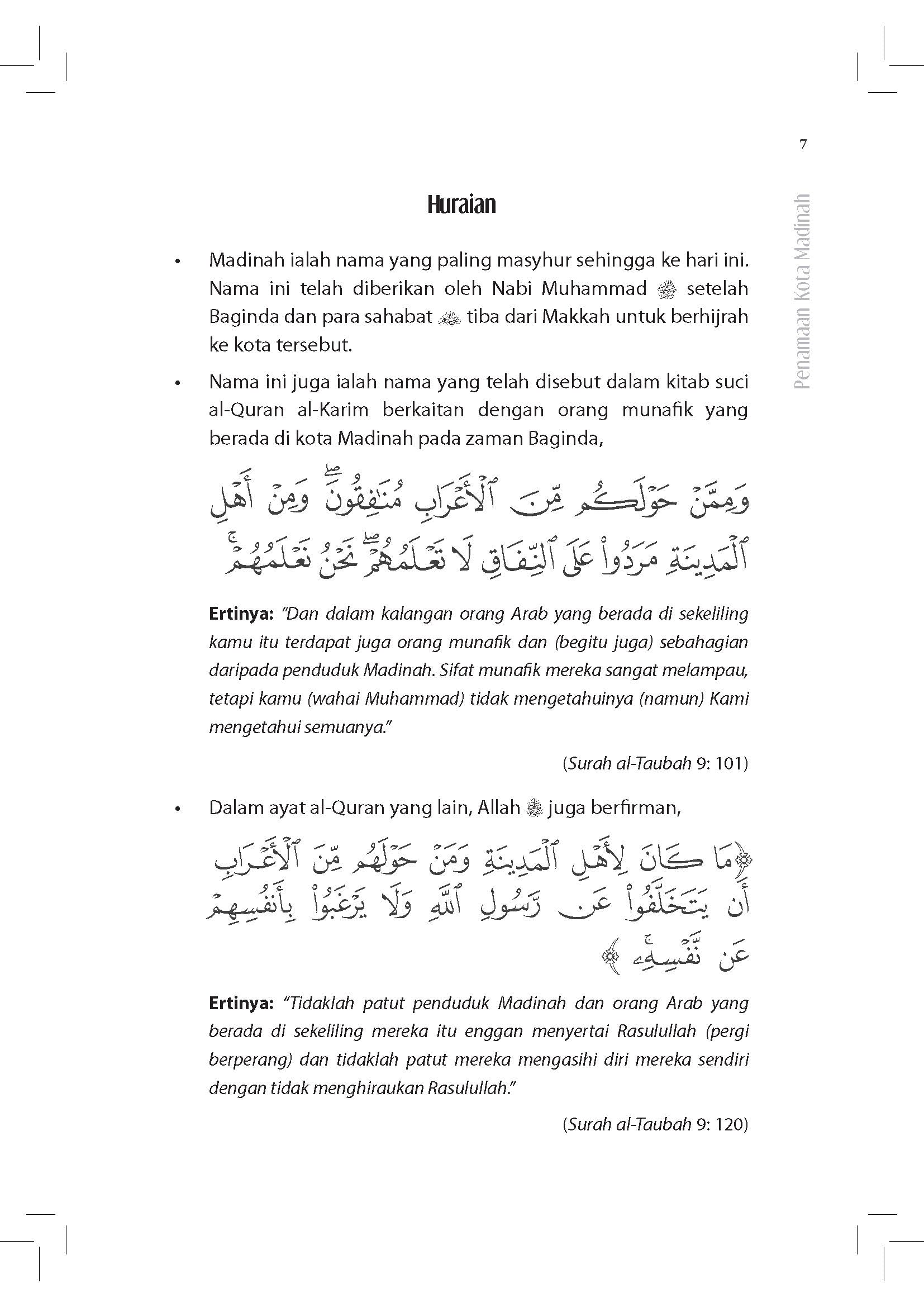 40 Kemuliaan Madinah - (TBBK1615)
