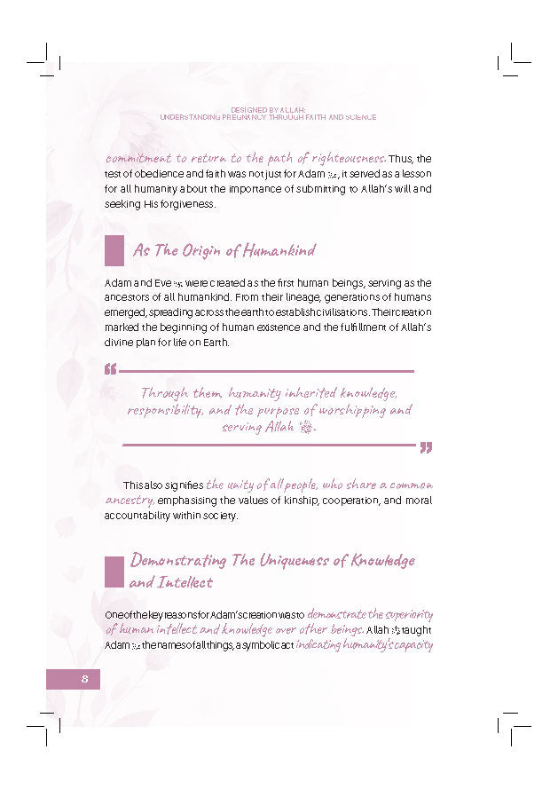 Designed By Allah: Understanding Pregnancy Through Faith And Science - (TBBK1617)