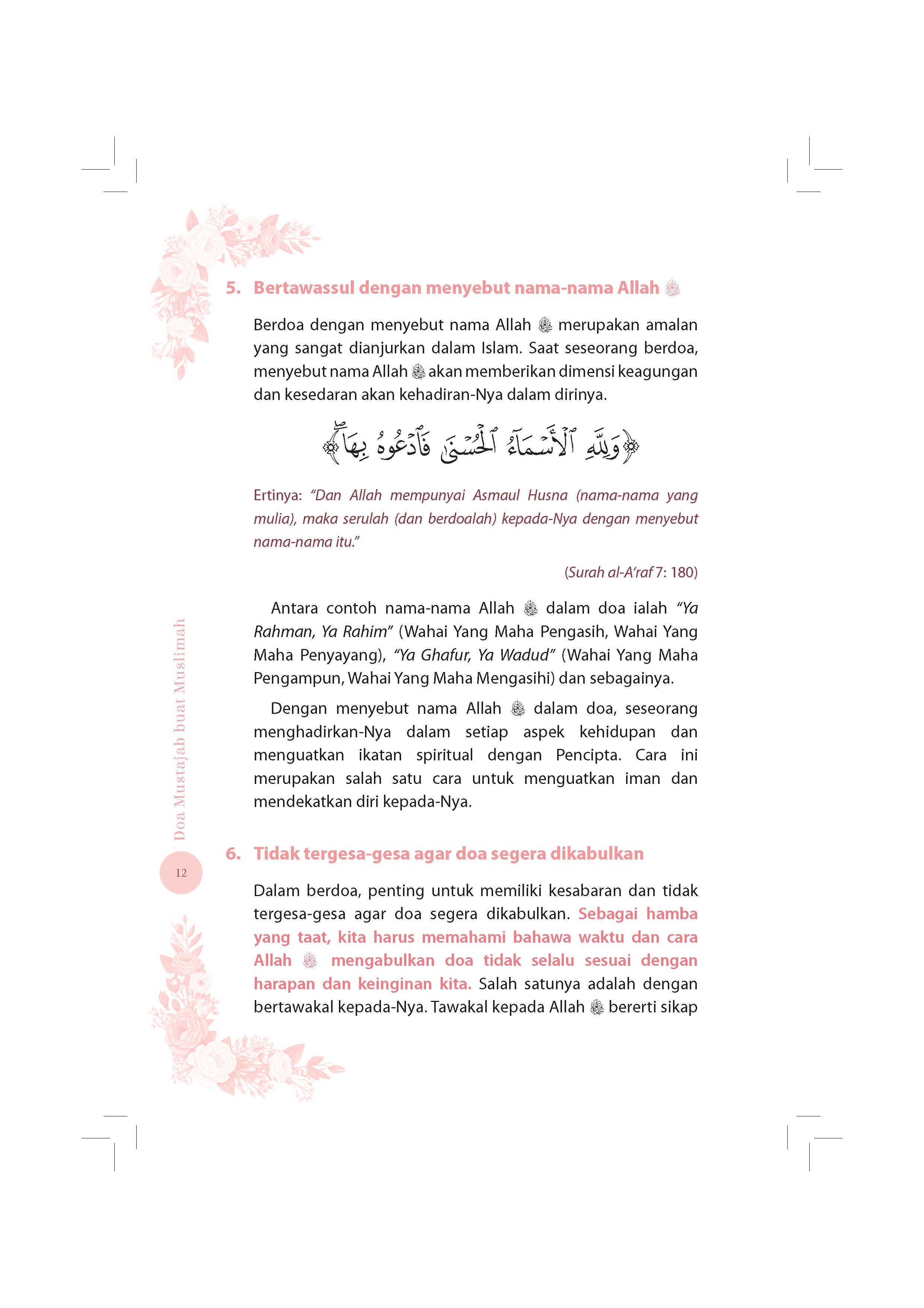 Doa Mustajab Buat Muslimah - (TBBK1620)