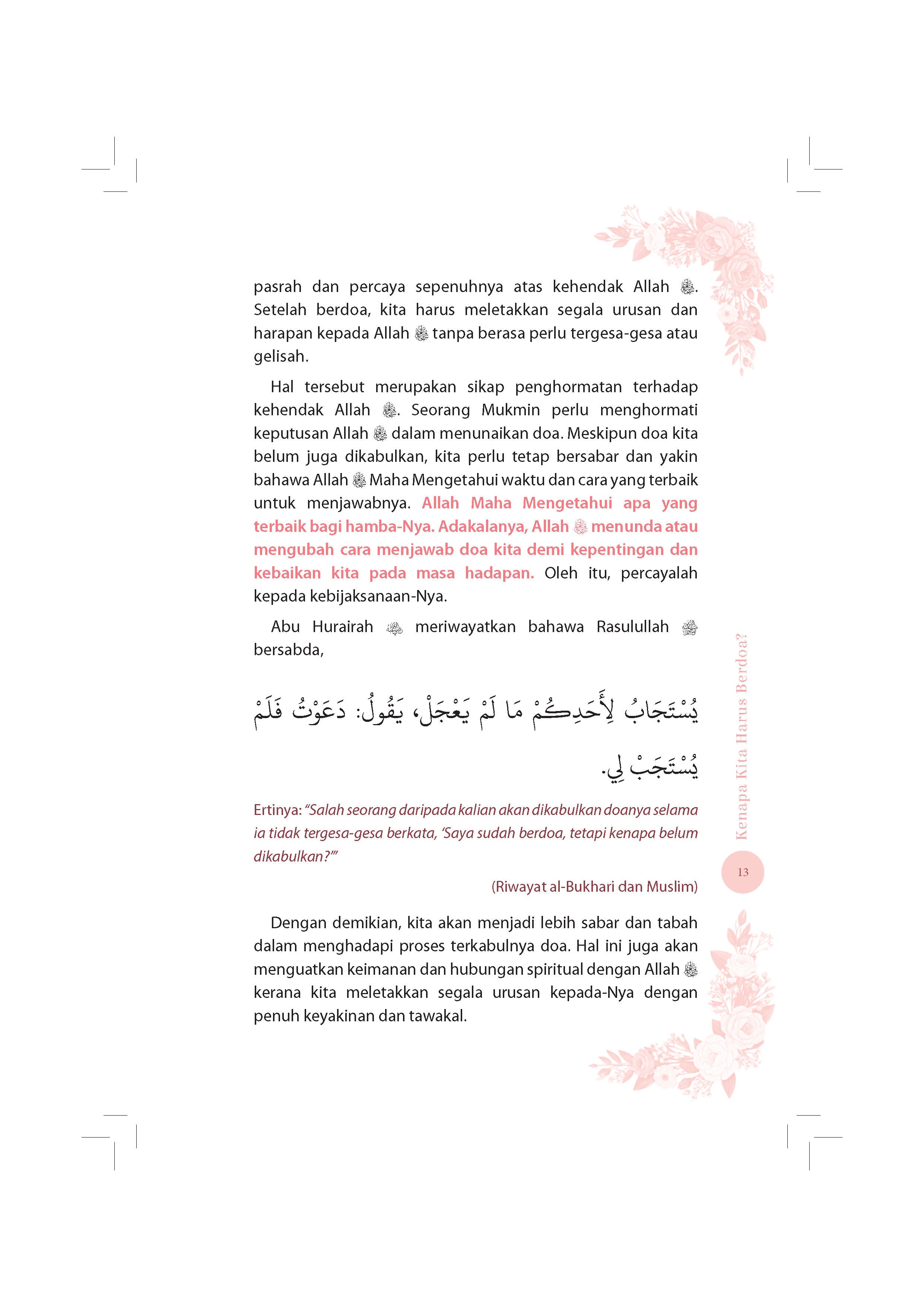 Doa Mustajab Buat Muslimah - (TBBK1620)