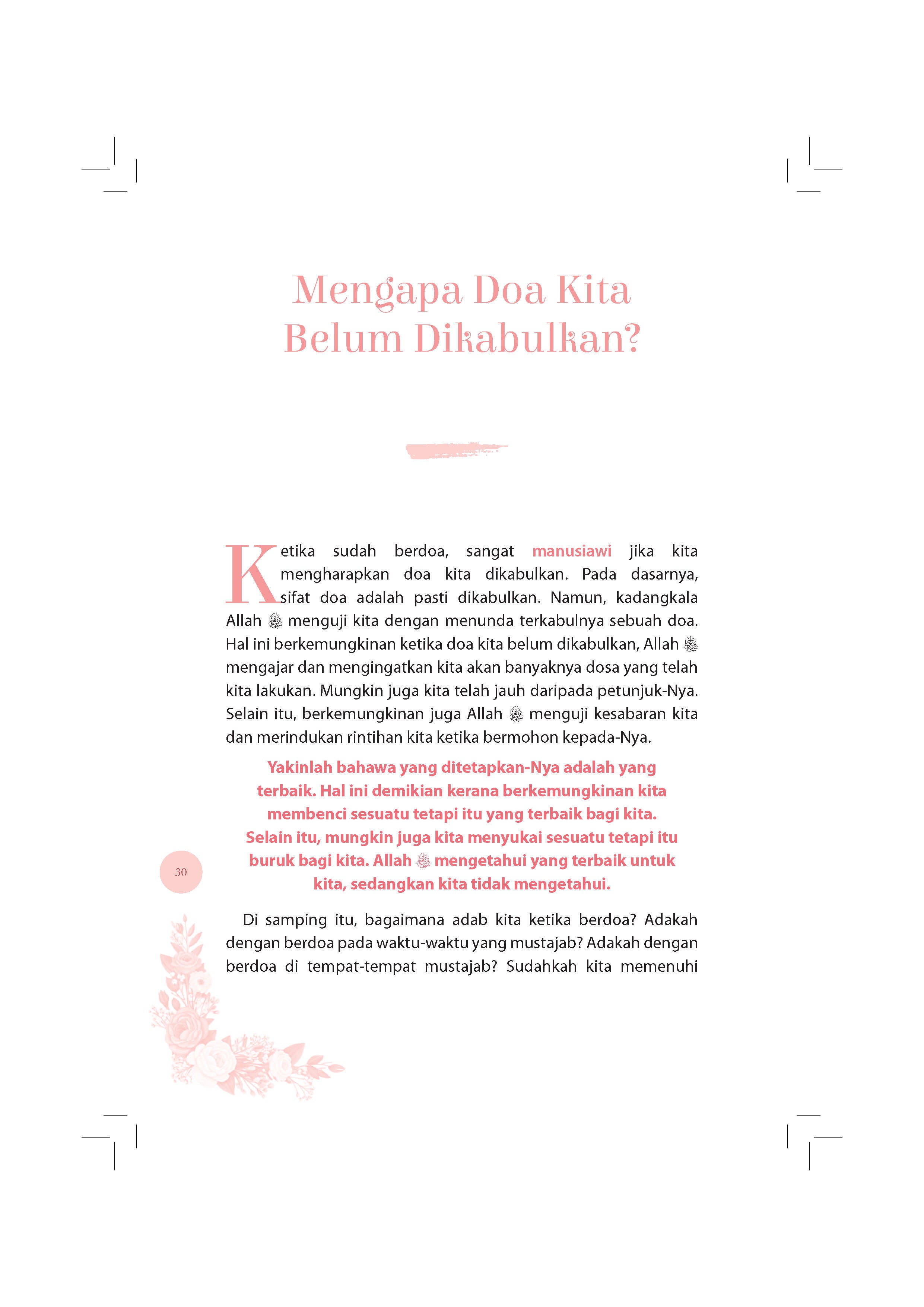 Doa Mustajab Buat Muslimah - (TBBK1620)