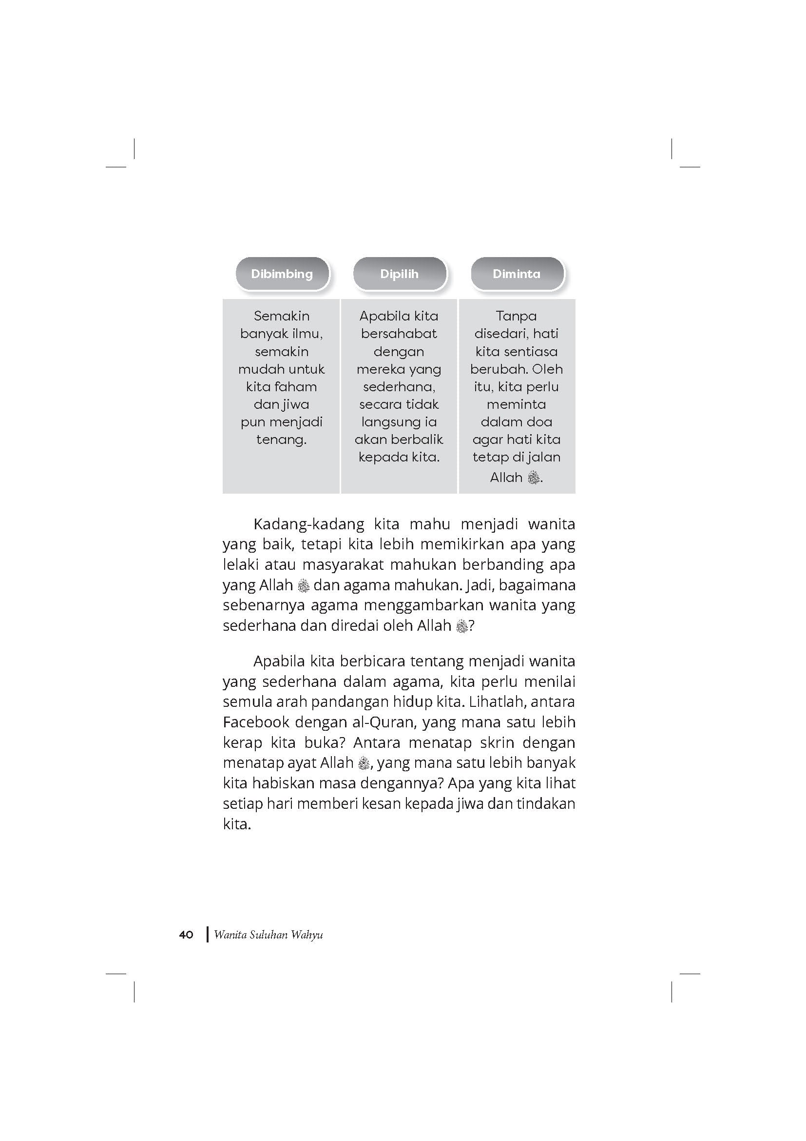 Wanita Suluhan Wahyu - (TBBK1619)