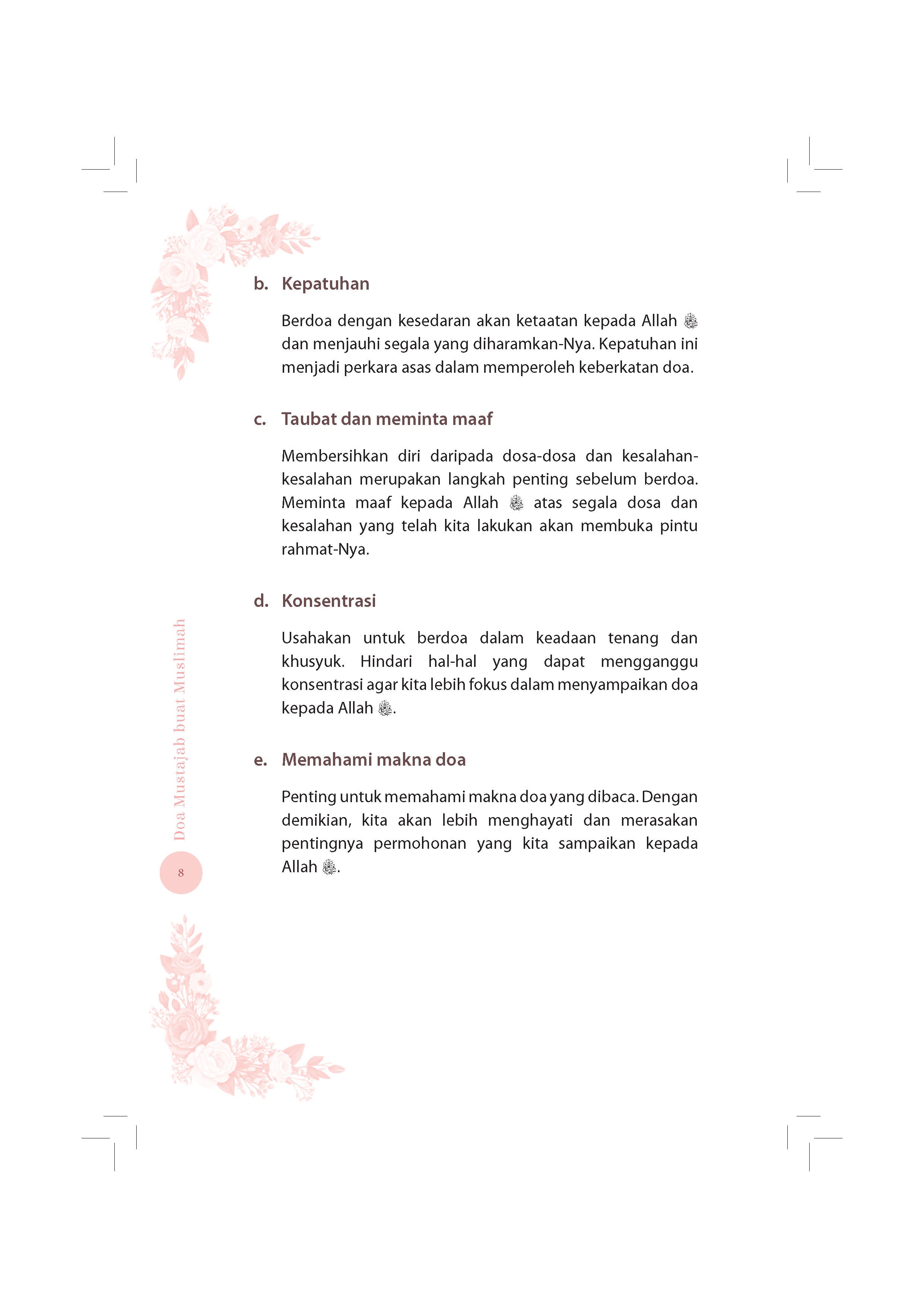 Doa Mustajab Buat Muslimah - (TBBK1620)
