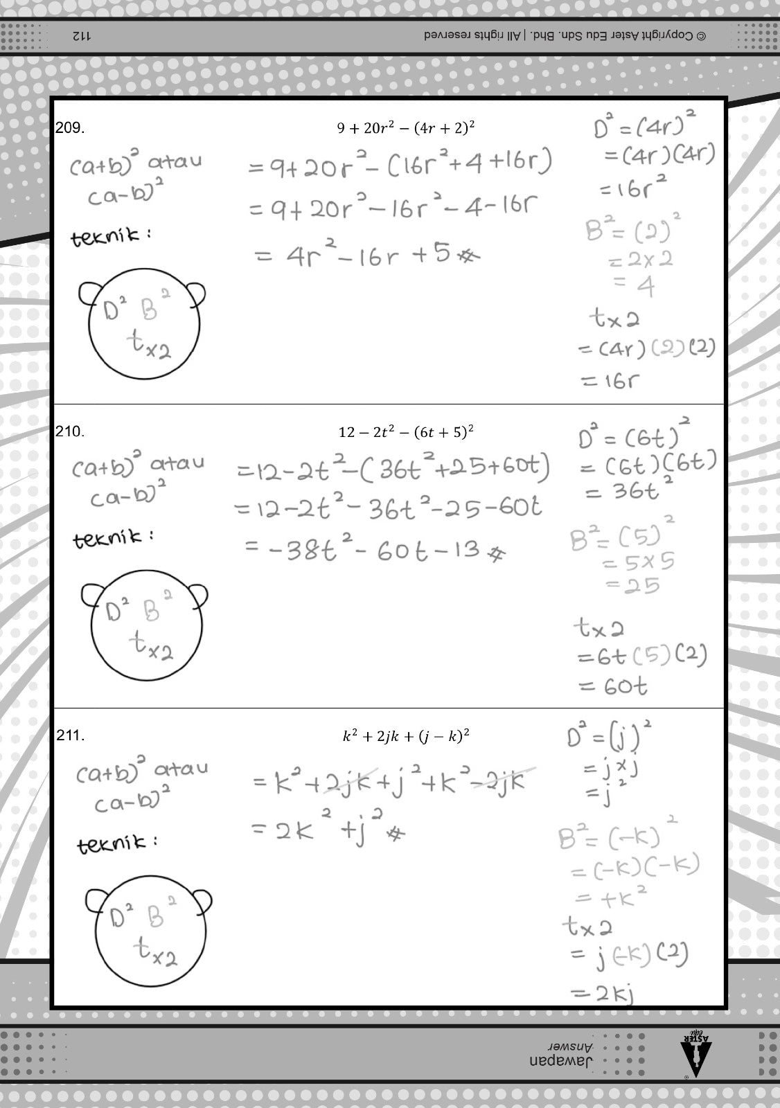 Supermath Algebra - Buku Latihan Matematik Tingkatan 1,2,3,4,5 - (TBAM1001)