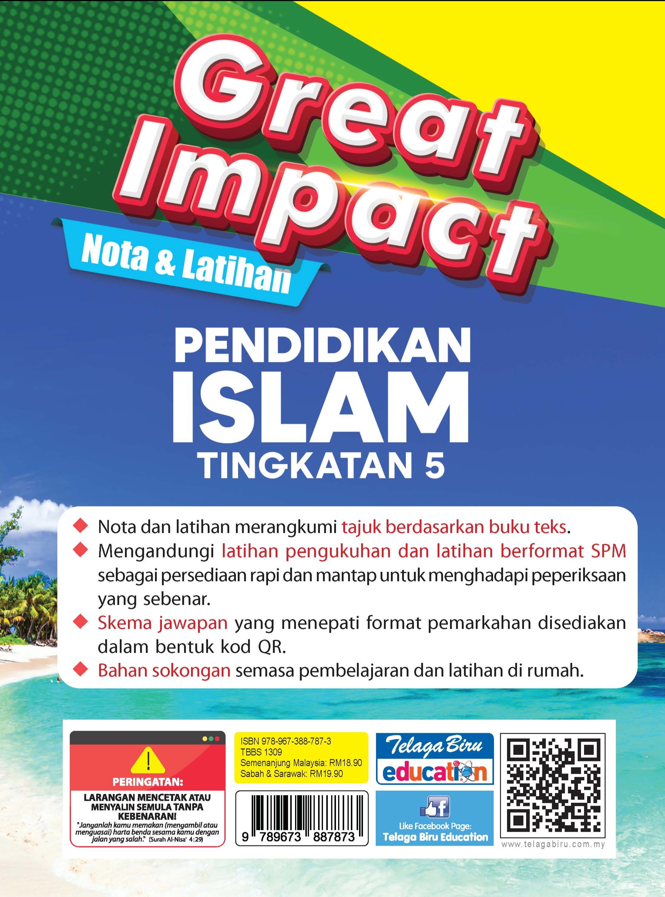 Great Impact Nota & Latihan Pendidikan Islam Tingkatan 5 - (TBBS1309)