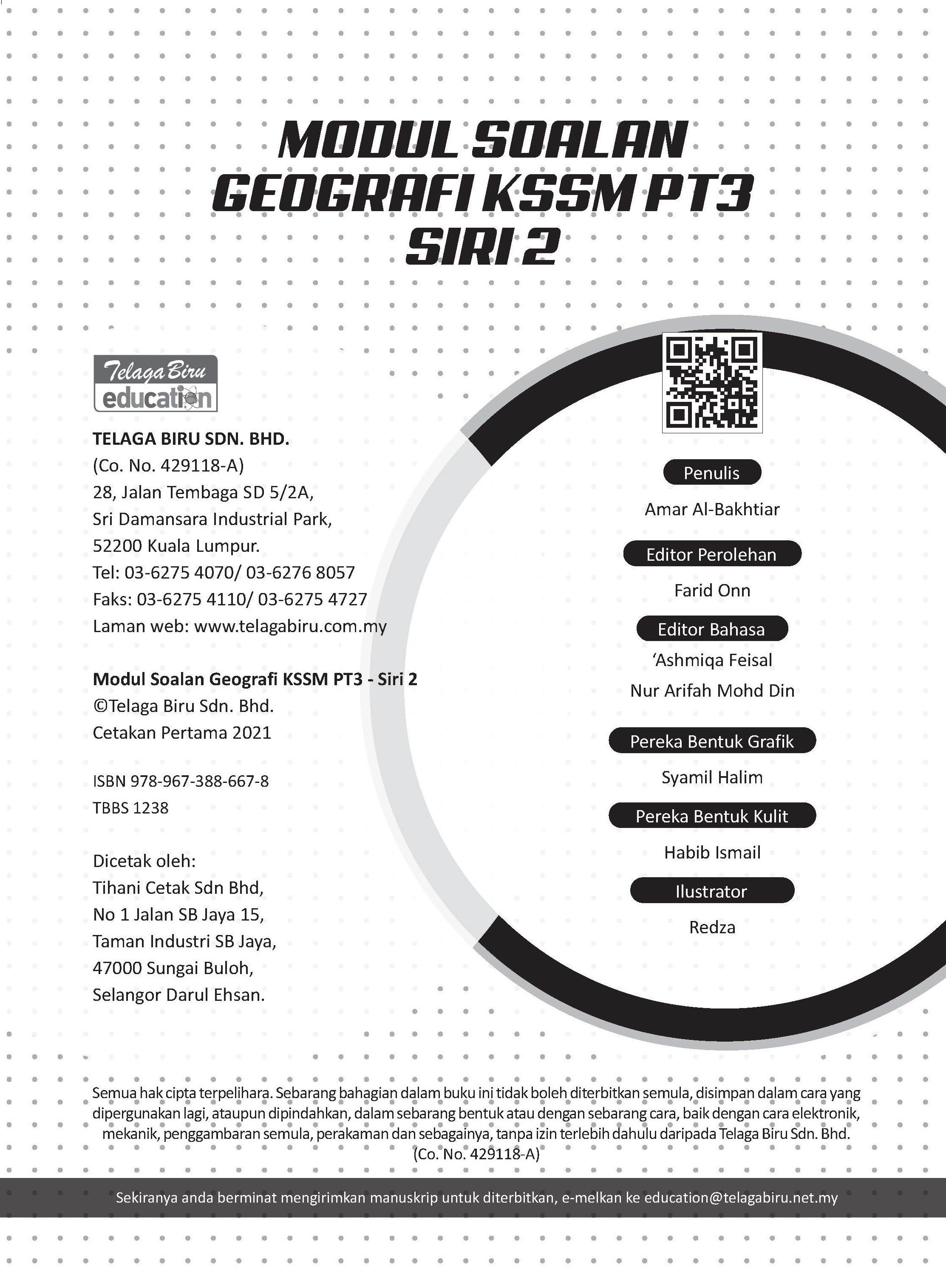Get Smart Modul Soalan Geografi KSSM PT3 (Siri 2) - (TBBS1238)