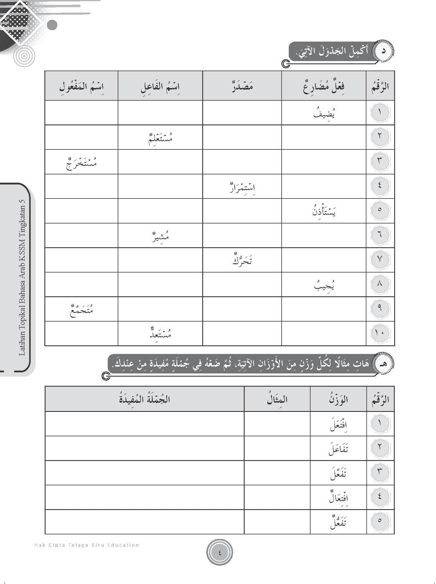 Maximum Practice SPM Latihan Topikal Bahasa Arab Tingkatan  5 - (TBBS1231)