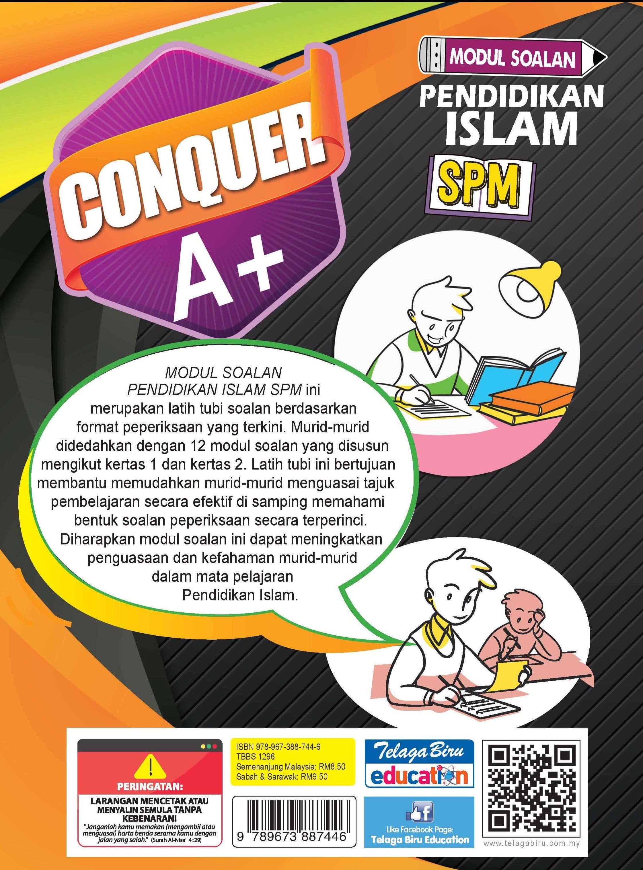 Conquer A+ Modul Soalan Pendidikan Islam SPM- (TBBS1296)