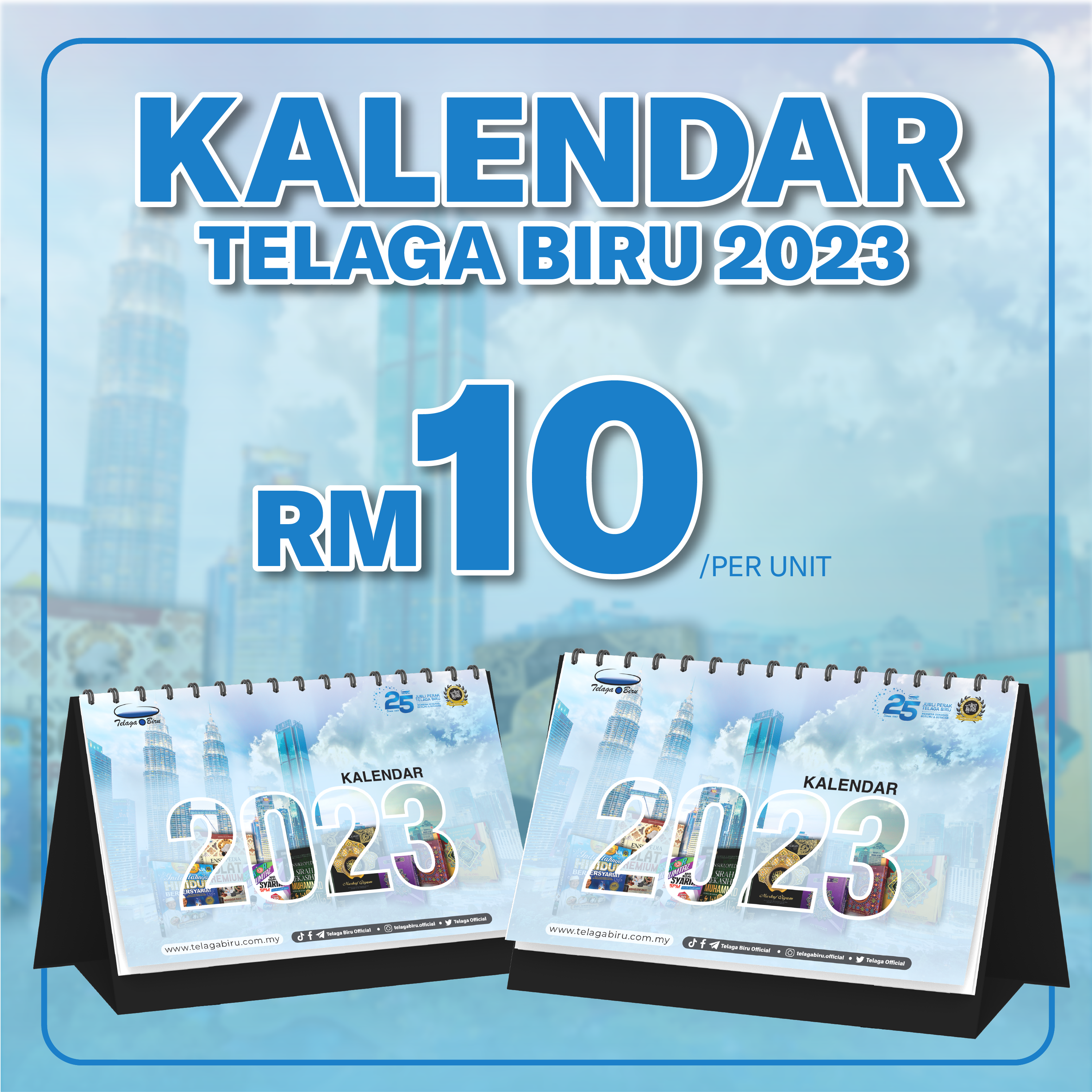 Kalendar Premium Telaga Biru 2023